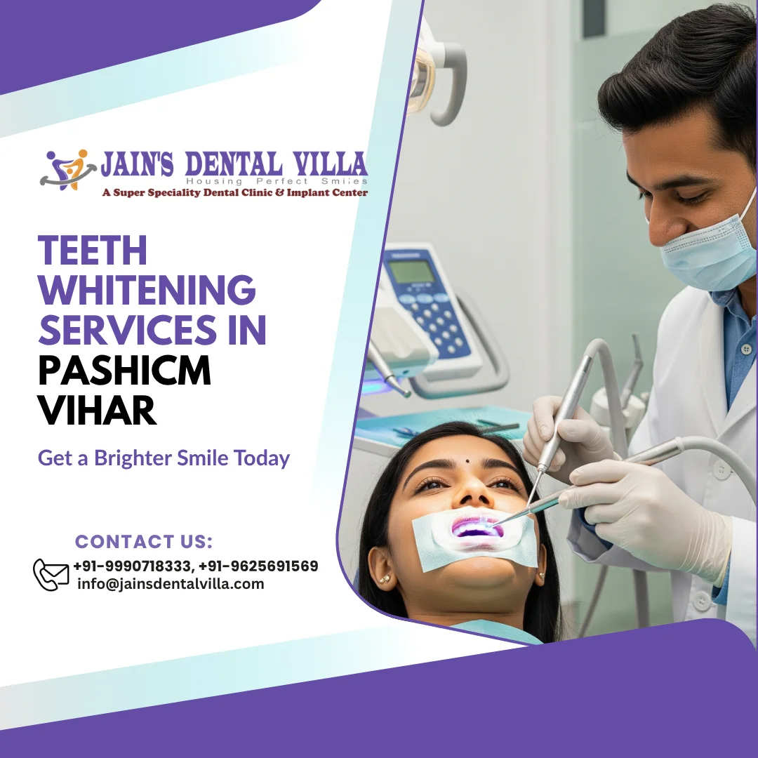 teeth whitening services in paschim vihar