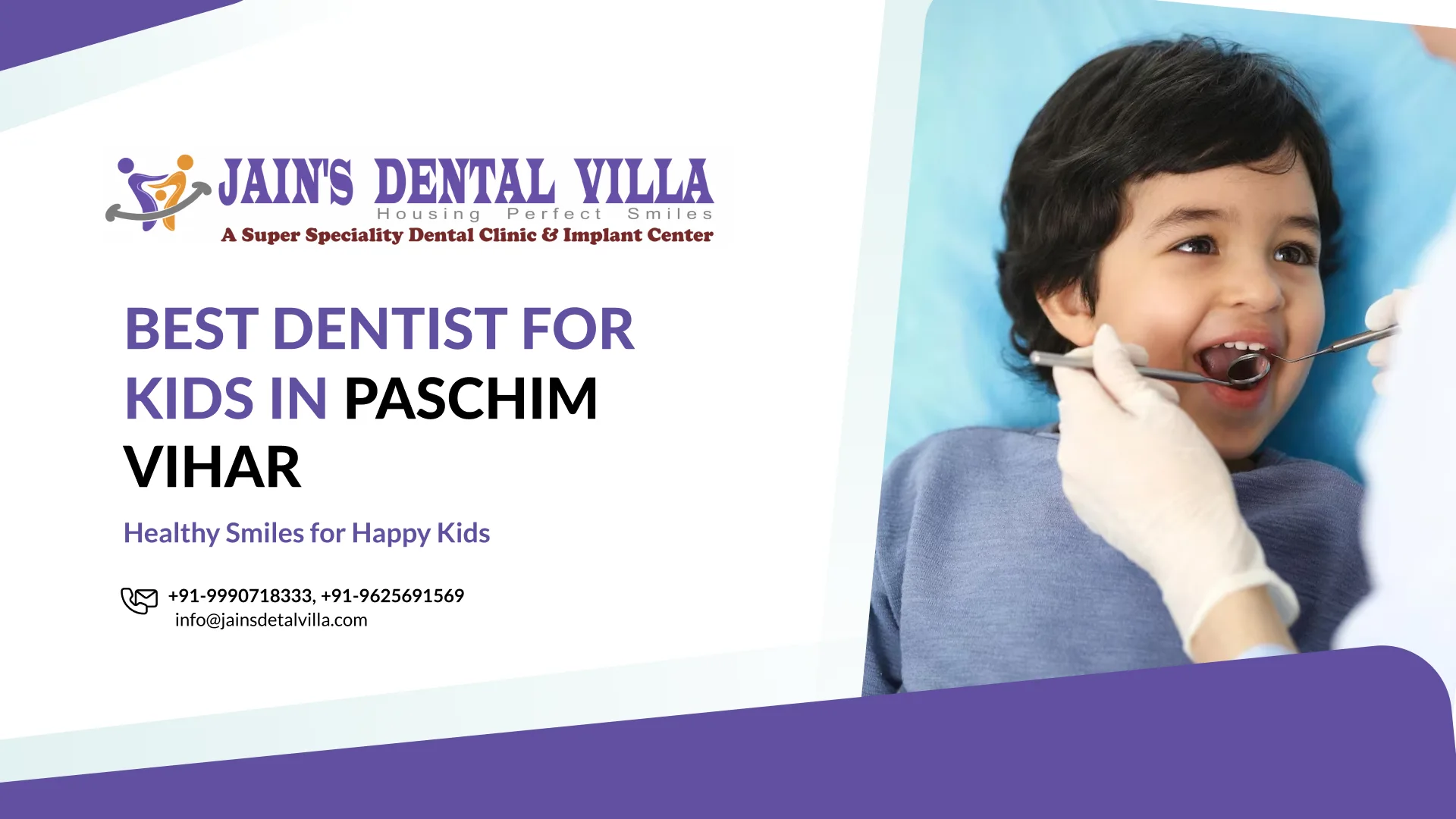Best Dentist for kids in Paschim Vihar