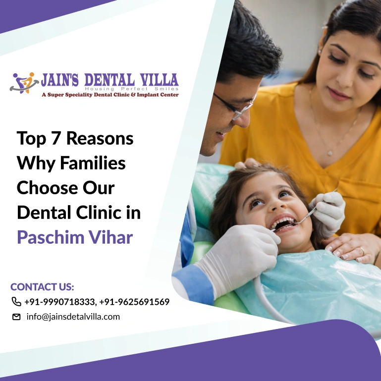 top 7 Reasons Why Families Choose Our Dental Clinic in Paschim Vihar